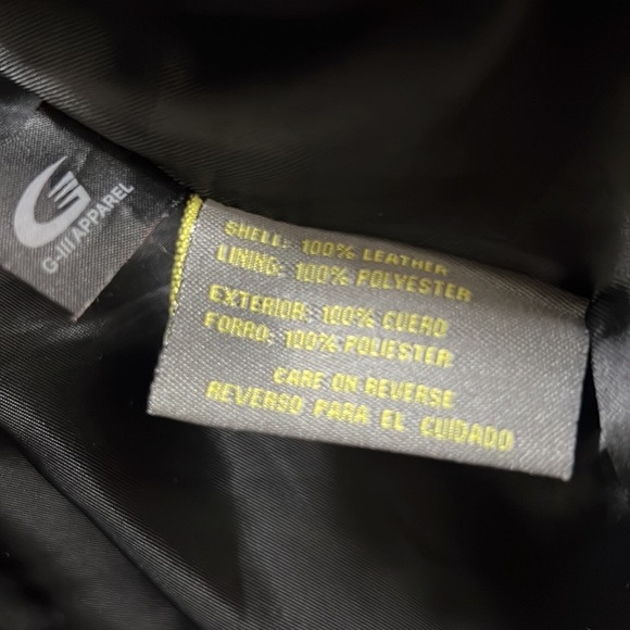 Kenneth Cole Reaction Black Leather Jacket Size XL - Picture 7 of 13